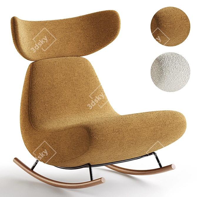 Modern Rivek Armchair Artipieces Design 3D model image 1