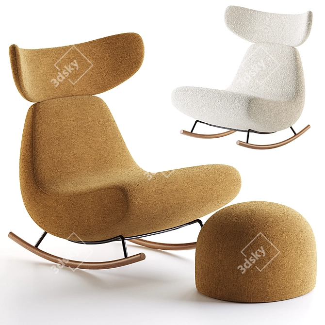 Modern Rivek Armchair Artipieces Design 3D model image 3