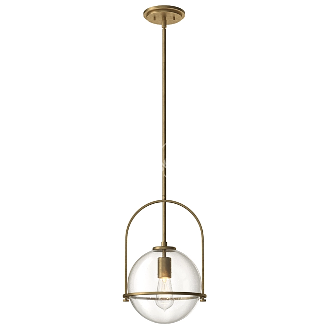 Hinkley Pendant Light QN-SOMERSET-P-C-HB 3D model image 1