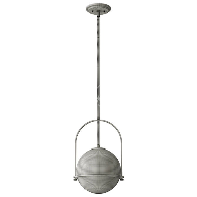 Hinkley Pendant Light QN-SOMERSET-P-C-HB 3D model image 2