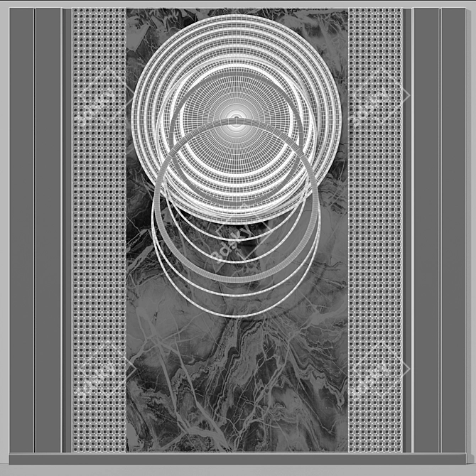 Marble Panel Wall Art 3D model image 3