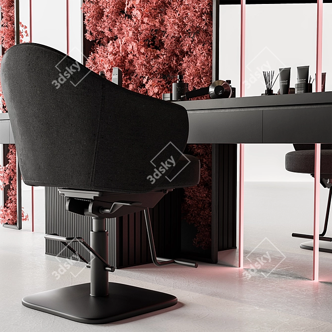 Title: 14 Beauty Salon Barber Shop 3D model image 3