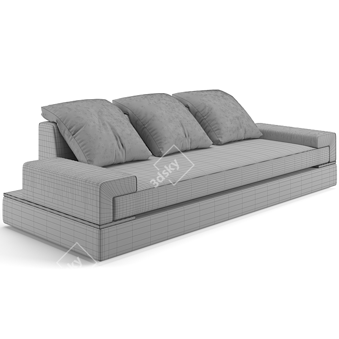 Luxury Living Group Somma Sofa 3D model image 5