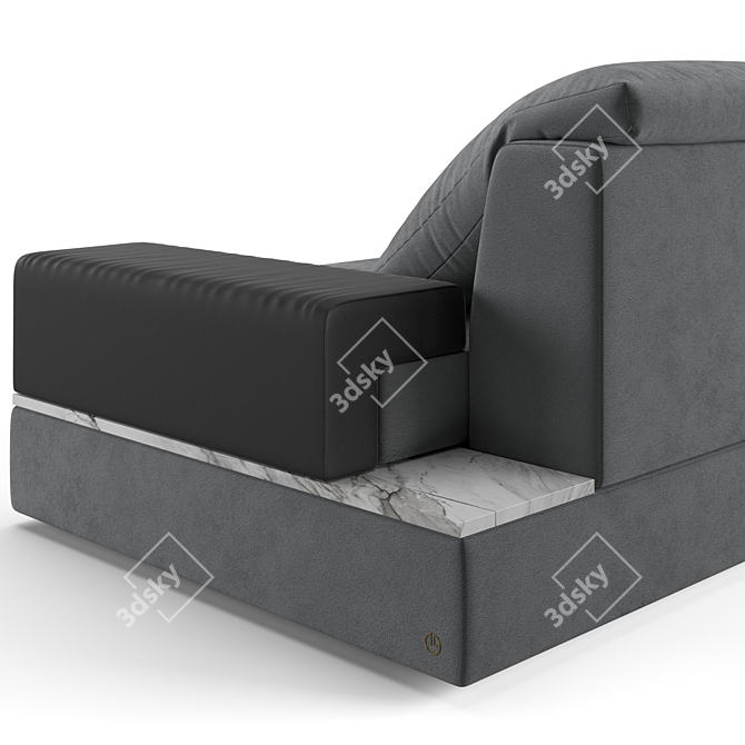 Luxury Living Group Somma Sofa 3D model image 7