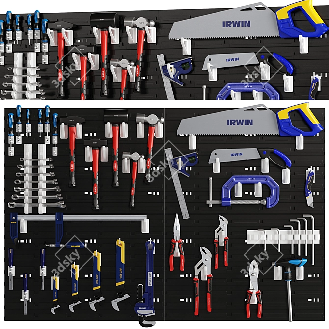 Tool Work Essentials: Precision Hand Tools 3D model image 1