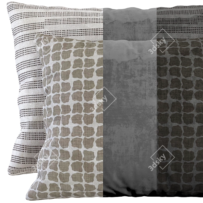 Title: Luxury Pillow Decor Model 3D model image 3