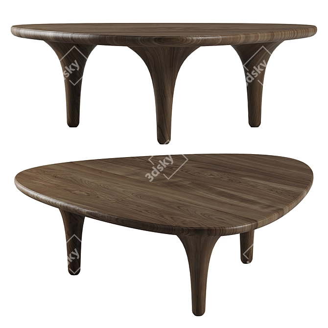 Marcello Coffee Table: Versatile Elegance 3D model image 1