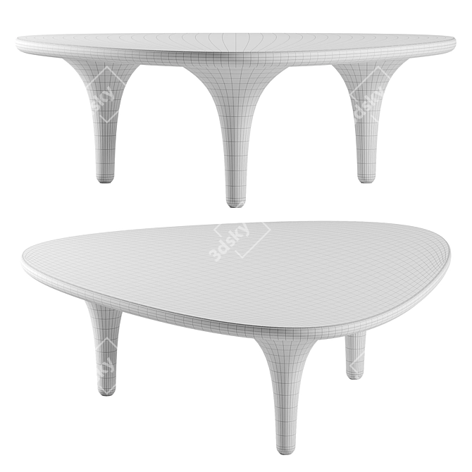 Marcello Coffee Table: Versatile Elegance 3D model image 2