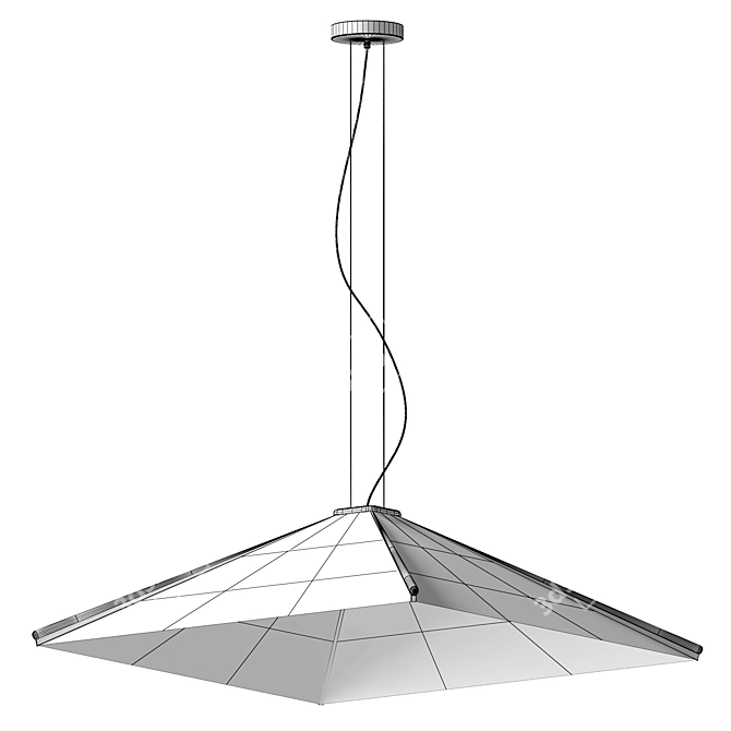 Modern Elegance: Salina Suspension Lamp 3D model image 5