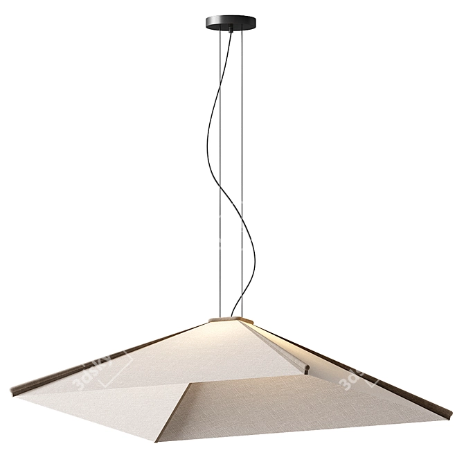 Modern Elegance: Salina Suspension Lamp 3D model image 6