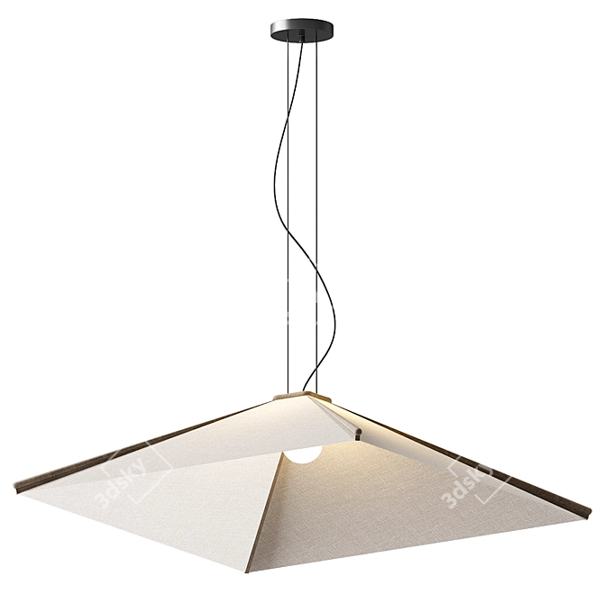 Modern Elegance: Salina Suspension Lamp 3D model image 7