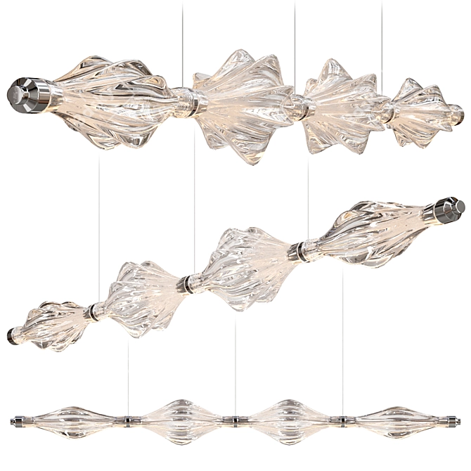 Modern Pendant Light RAVN LONG 3D model image 1