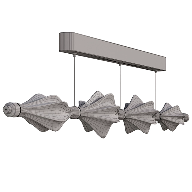 Modern Pendant Light RAVN LONG 3D model image 3