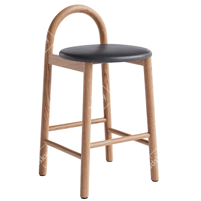 Elegant Bobby Bar Stool Model 3D model image 2