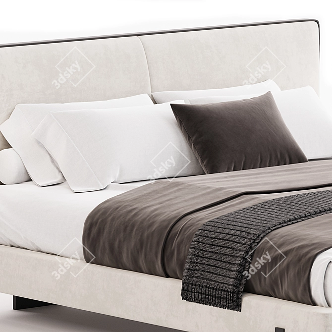 Elegant HOUSTON Bed Frame Offer 3D model image 3