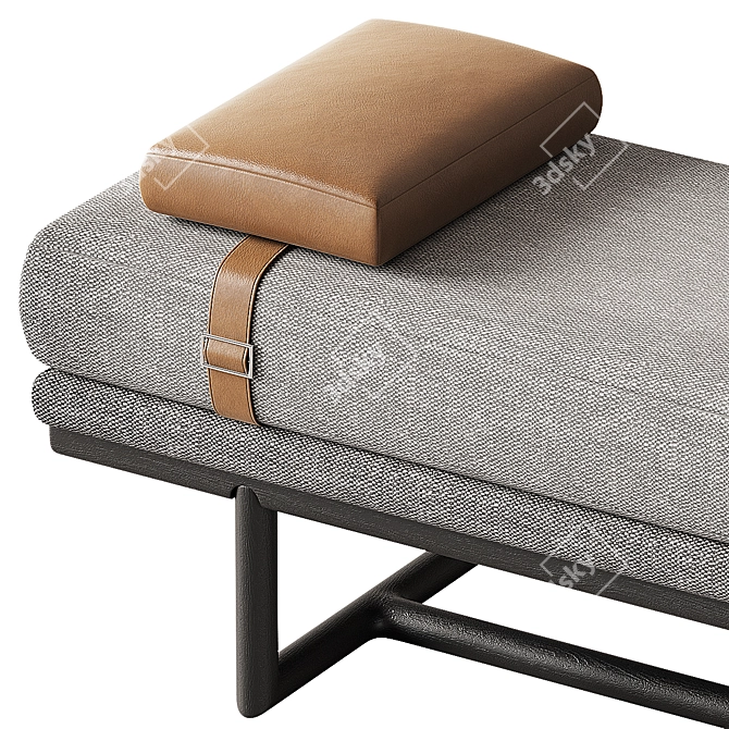 Elegant Henry Bench by Domkapa 3D model image 2