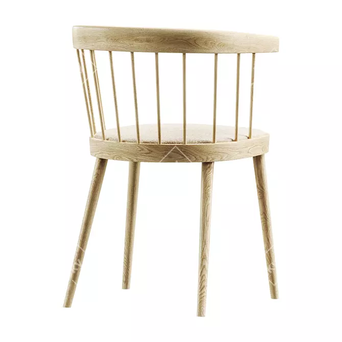 Modern Dining Portman Chair 3D 3D model image 3