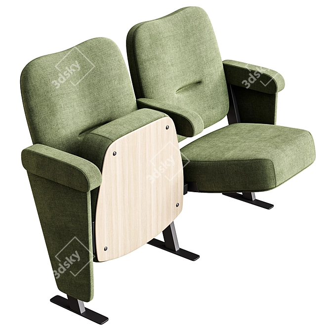 Modern Auditorium Seating Solution 3D model image 4