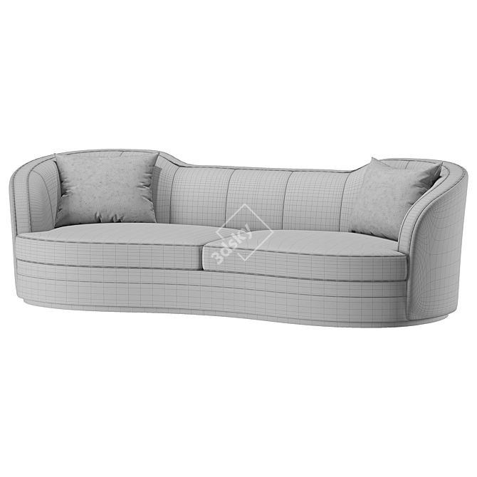 Eclipse Luxury Sofa Stylish Design 3D model image 2