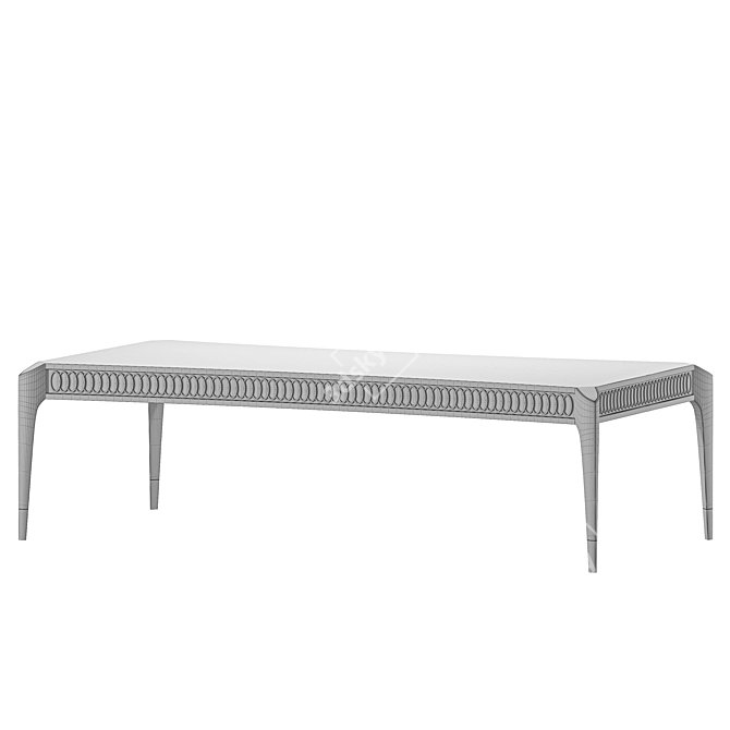 Oxford Mid Coffee Table 3D model image 2