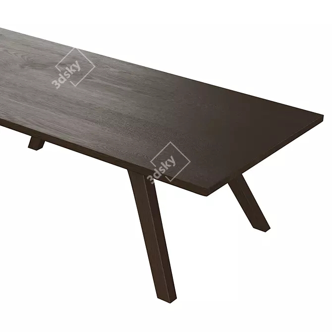 Modern Home Table Elegance 3D model image 2