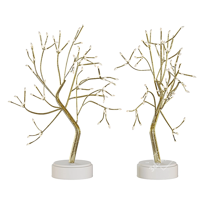 Tree Night Light Decorative Sculpture 3D model image 1