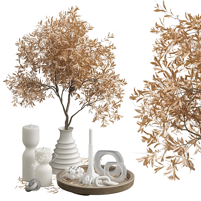 Elegant Decor Set Vol 17 3D model image 1