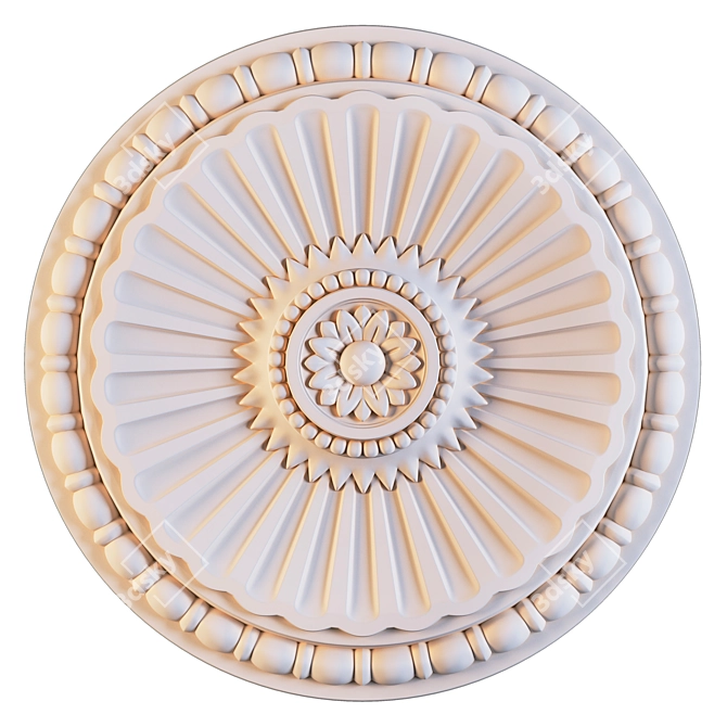 Ceiling Rosette 47 3D model image 3