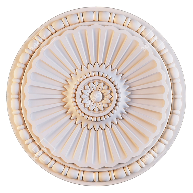 Ceiling Rosette 47 3D model image 5