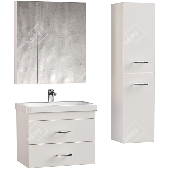 DIWO Rostov 70 Bathroom Vanity 3D model image 2