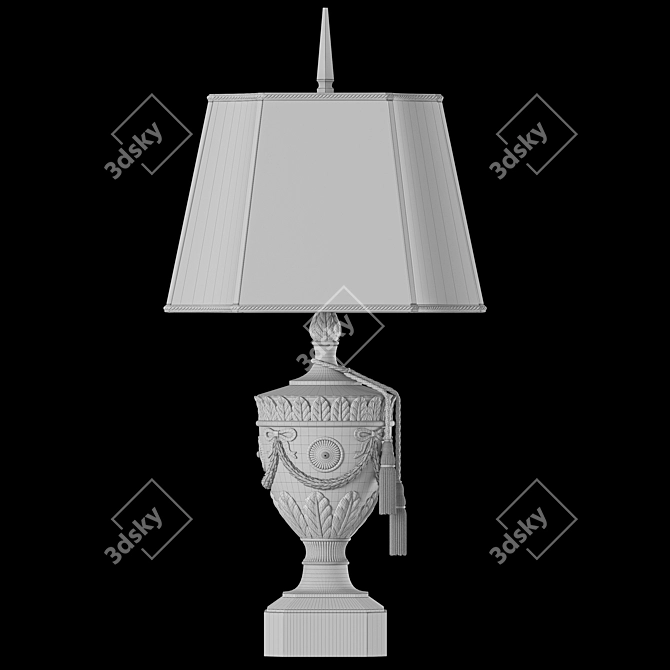 Athena 33 Table Lamp White 3D model image 2