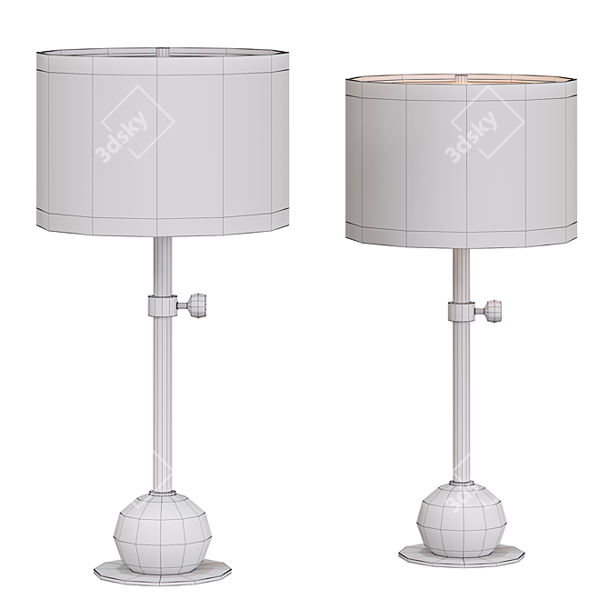 Adjustable Table Lamp by Hudson Valley 3D model image 2