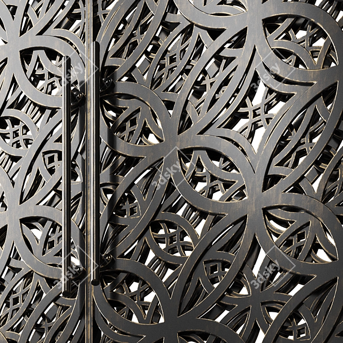 Arabic Modern Door 563 3D model image 5