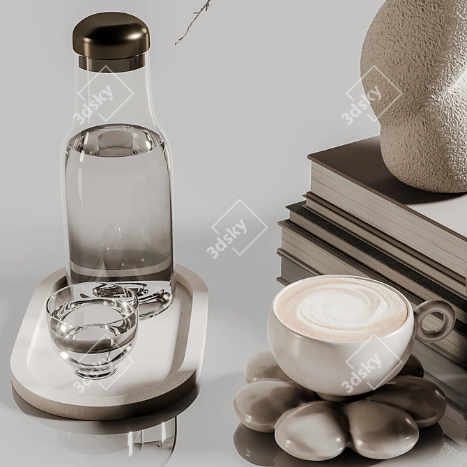 Elegance Essentials Decor Set 3D model image 4