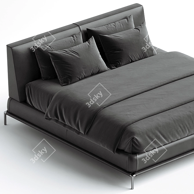 Luxury Icon Bed by FLUO 3D model image 2