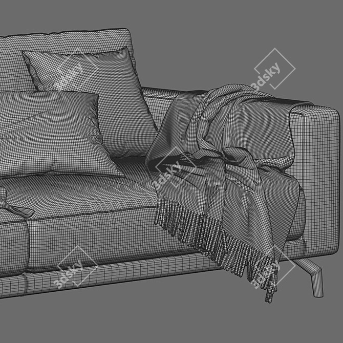 Luxury Marac Lione Sofa Set 3D model image 4