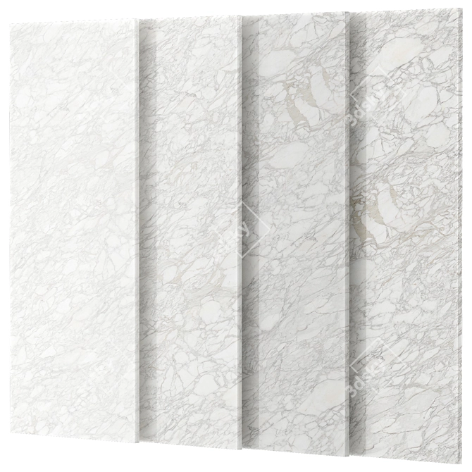 Marble Tile 3D Model Texture 3D model image 1