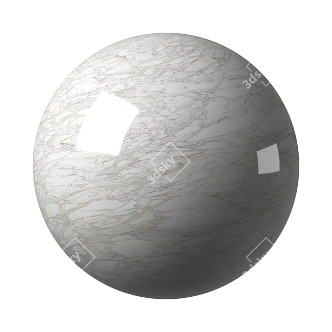 Marble Tile 3D Model Texture 3D model image 2