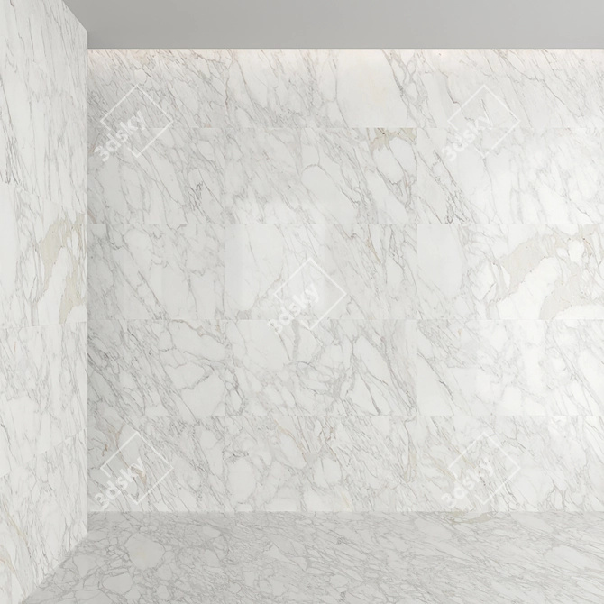 Marble Tile 3D Model Texture 3D model image 6