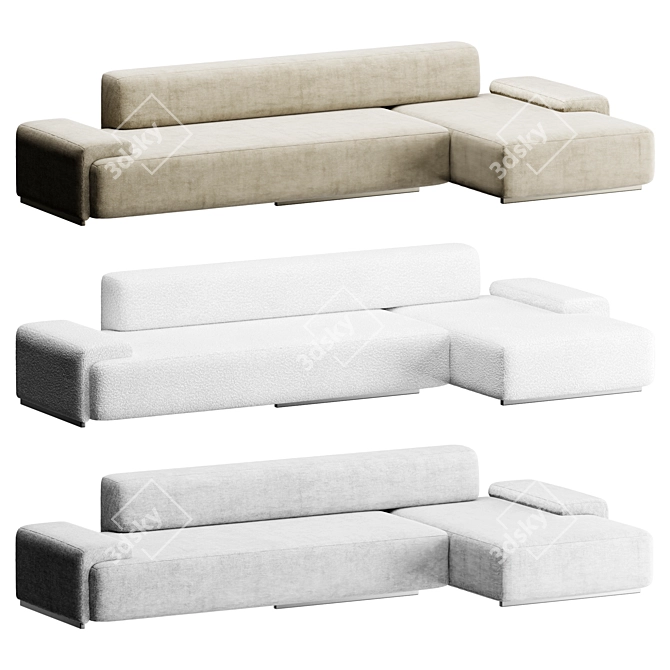 Modern Loveland Sofa Set 3D model image 3