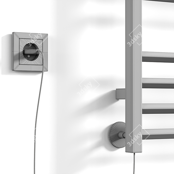 Altasan Argoprof Electric Towel Warmer 3D model image 4