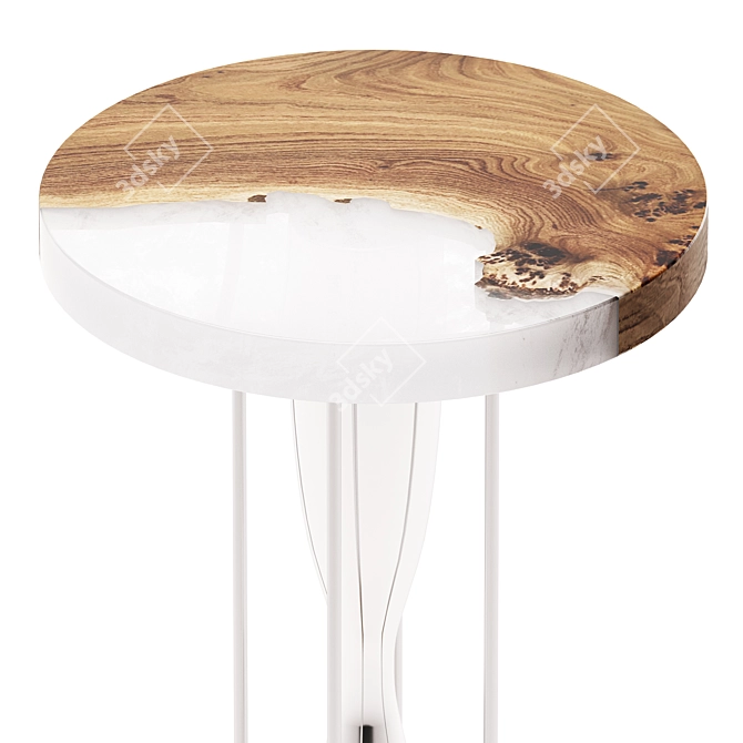 Epoxy Resin Sand Timer Table 3D model image 3