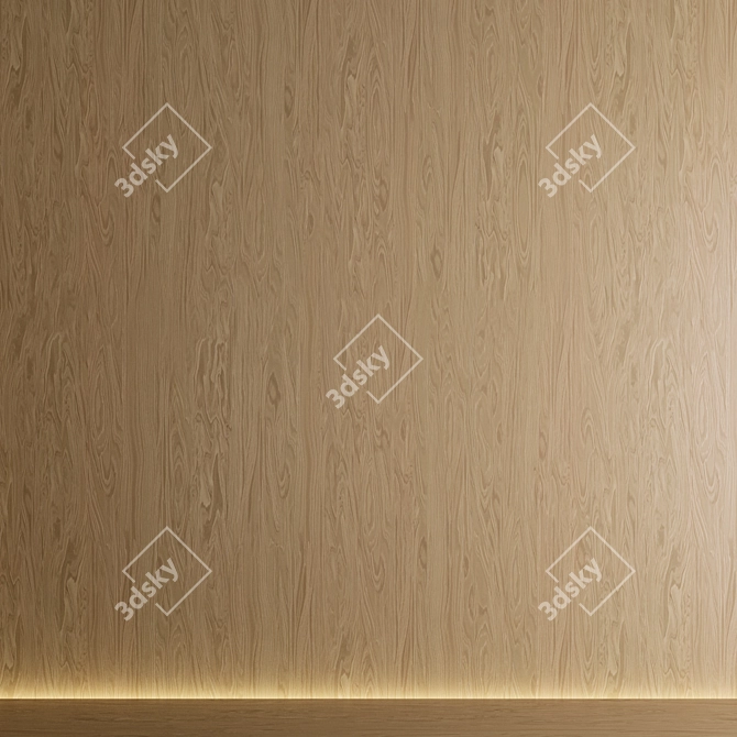 Oak 027 Seamless Wood Texture 3D model image 4