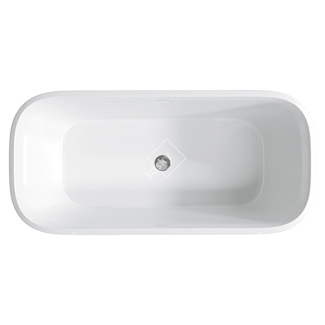 BELBAGNO BB702 DUE Acrylic Freestanding Bathtub 3D model image 2