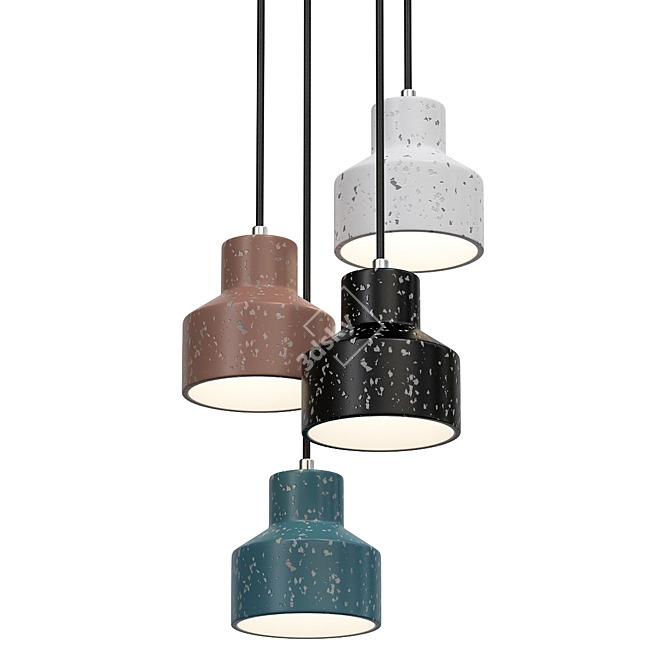 ImperiumLoft Stone Pendant Light 3D model image 1