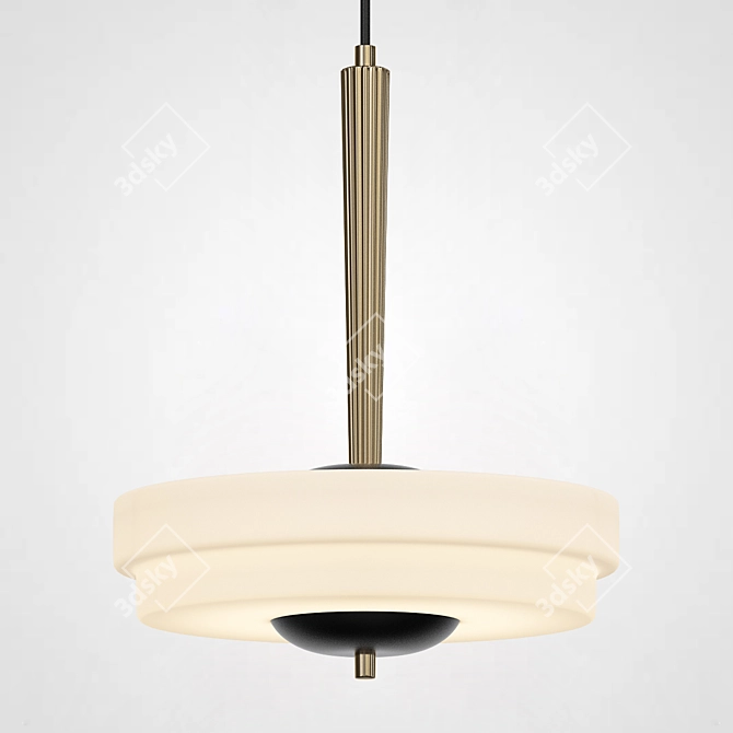 Trave Green Pendant Light 3D model image 2