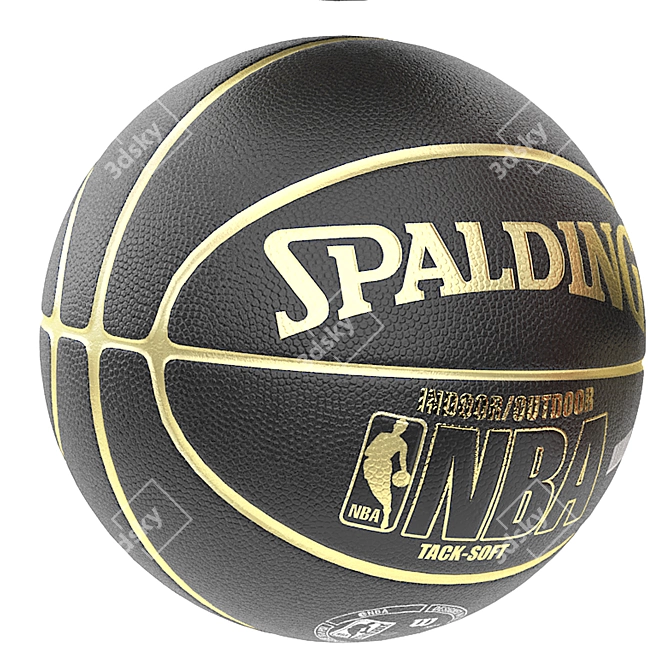 Spalding NBA Snake Basketball - Pro 3D Model 3D model image 5