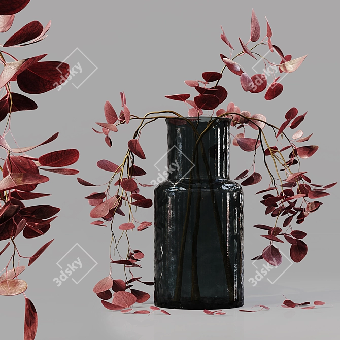 Lush Bouquet Indoor Plants Model 3D model image 4