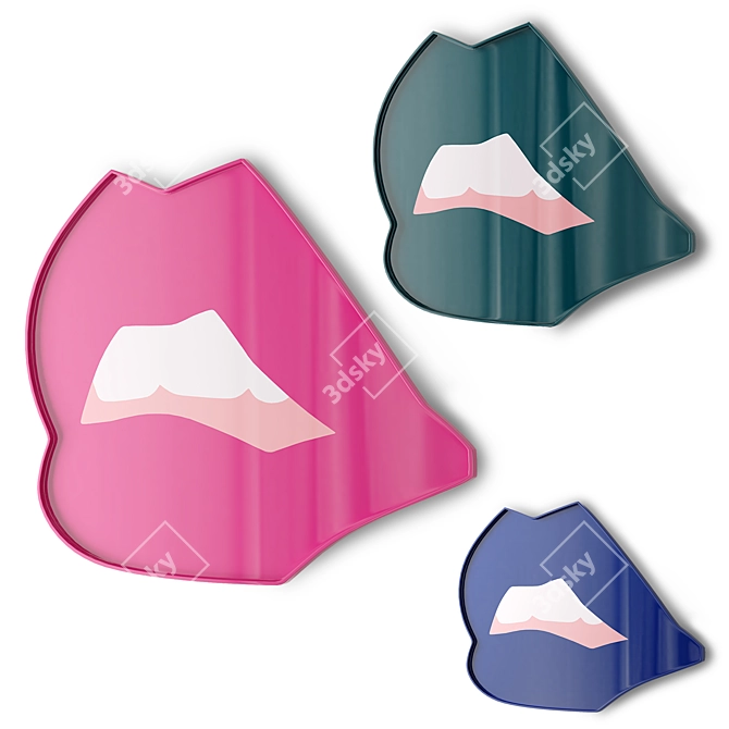 Angela Chrusciaki Blehm Lip Print 3D model image 1