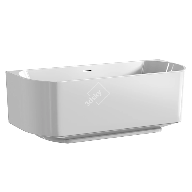 Abber 170x75 Acrylic Bathtub 3D model image 3